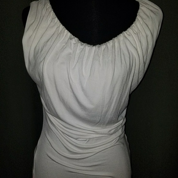 Venus Dress Drape Front Tie Dye Wht/Pink XS - Picture 4 of 10